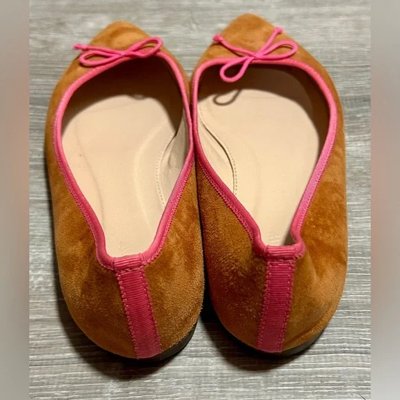 J. Crew Suede Ballet Flats Size 7.5 - Picture 5 of 6